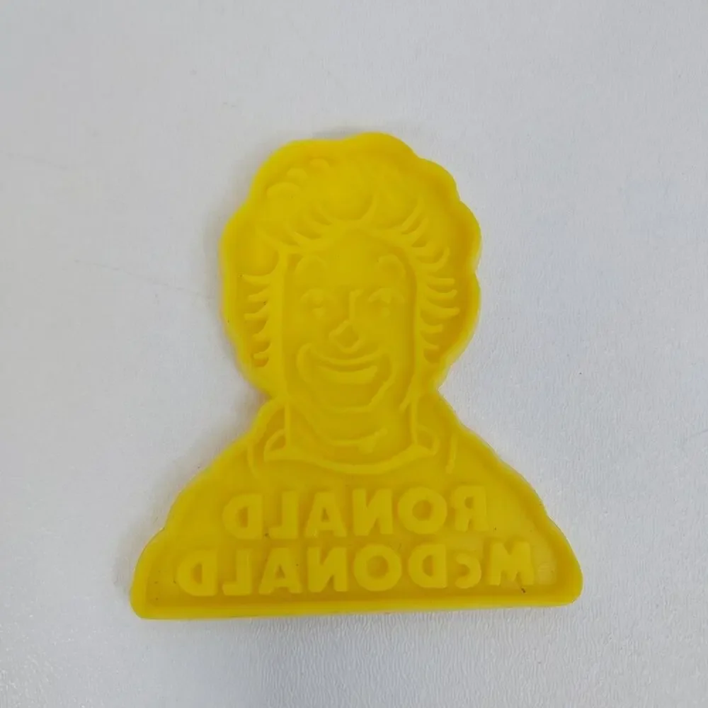 Vintage McDonald's Collectible Plastic Cookie Cutter Ronald McDonald
